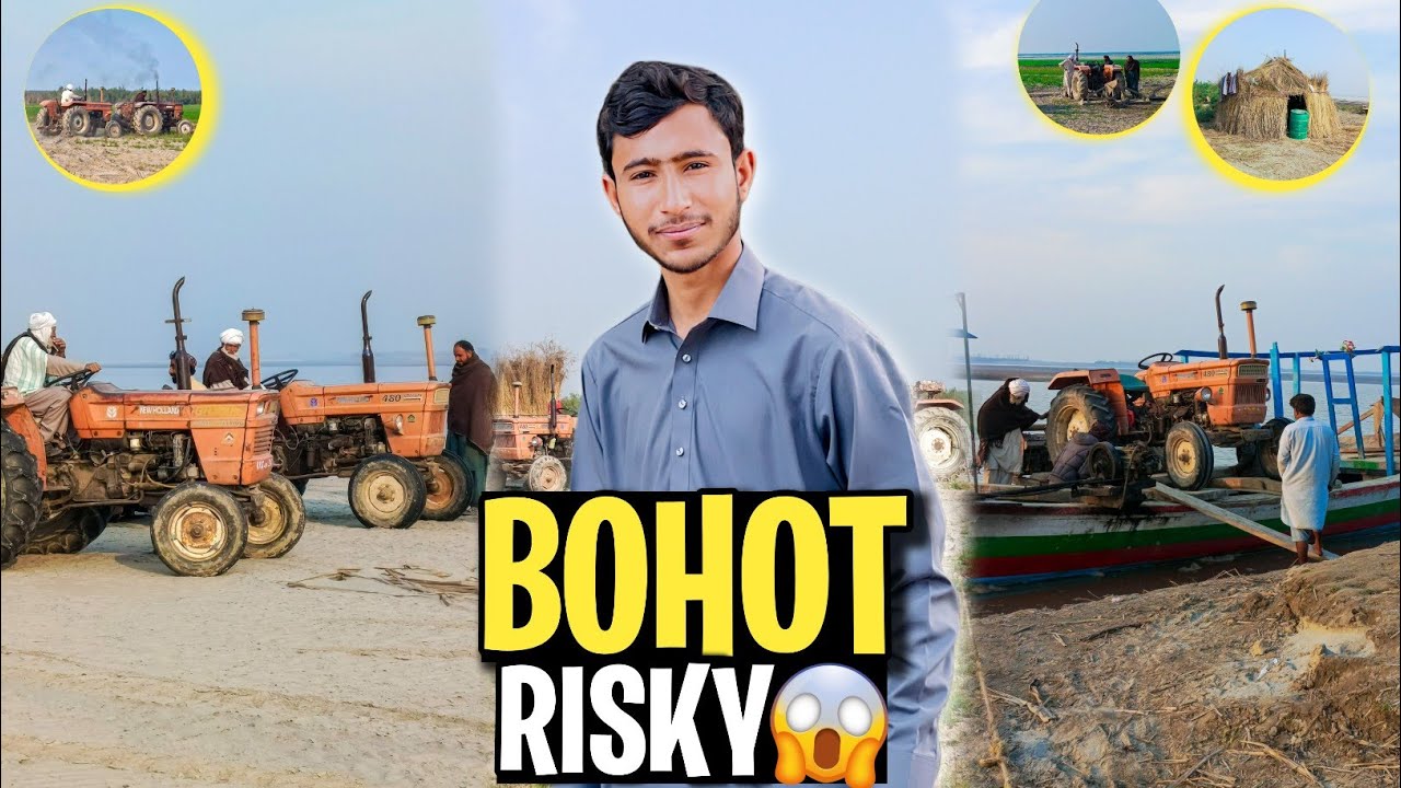 Kashti Par Tractor Ne Aakhri Waqt Problem Kar Di! 😱 | Kachay Se Darya Paar 🚜 #vlog #dailyvlog 