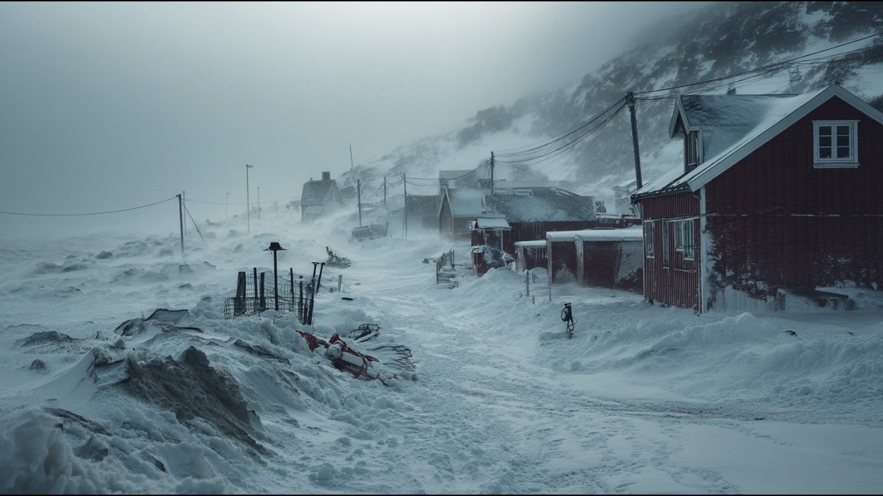 Surviving BLIZZARD l Escaping l Stranded in Another. Heavy Snowstorm Winter Van Life RV Ice Camping