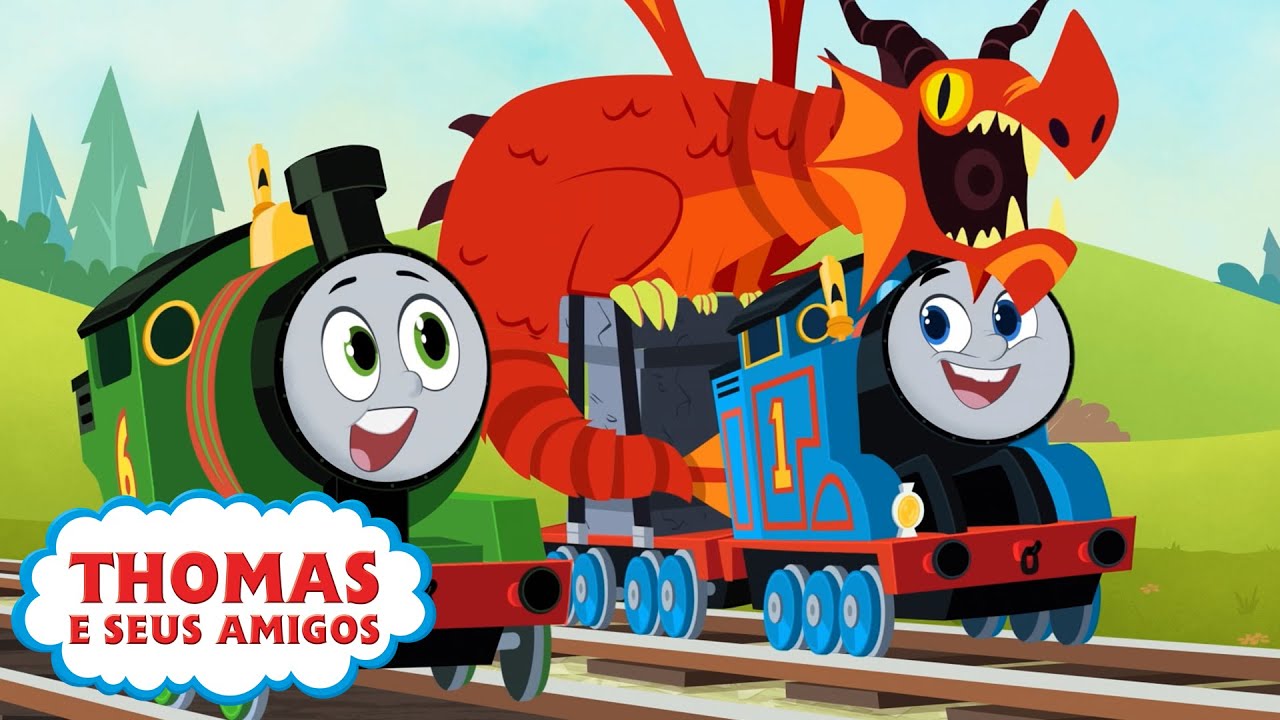 Thomas e Seus Amigos | James e o Dragão | Trens A Todo Vapor | Desenhos Animados