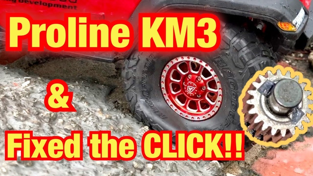 Шины Proline KM3 Predator для Scx10.3, и я их починил...