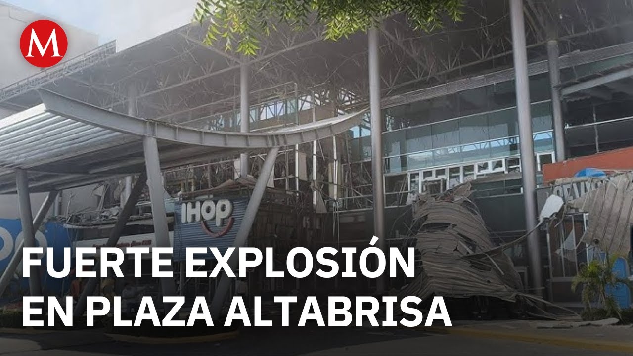 Explosión en Plaza Altabrisa, en Tabasco, deja 14 lesionados