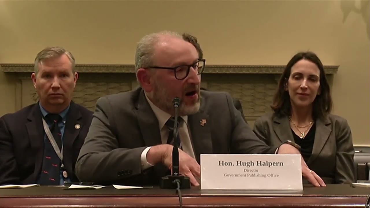 Rep. Carey questions witness at GPO oversight hearing