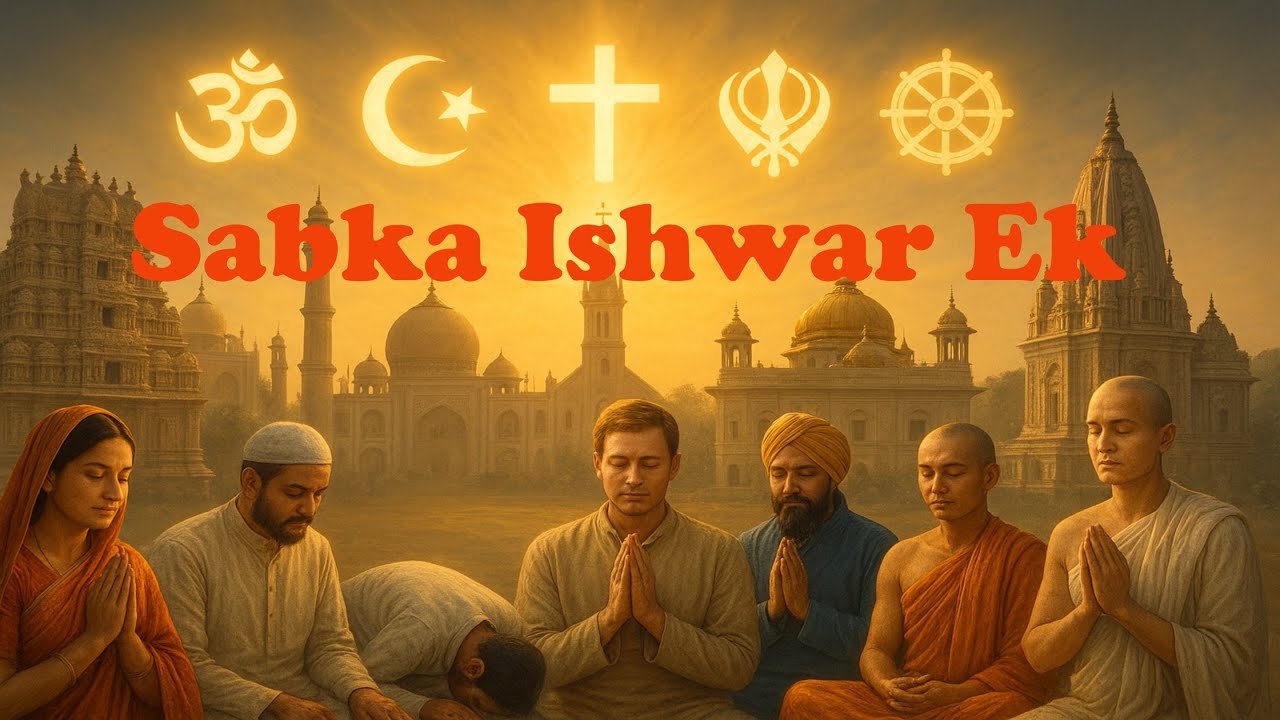 Sabka Ishwar Ek Hai | ONE GOD • ONE SOUL | Universal Prayer | One Light for All |Sarv Dharma Prayer