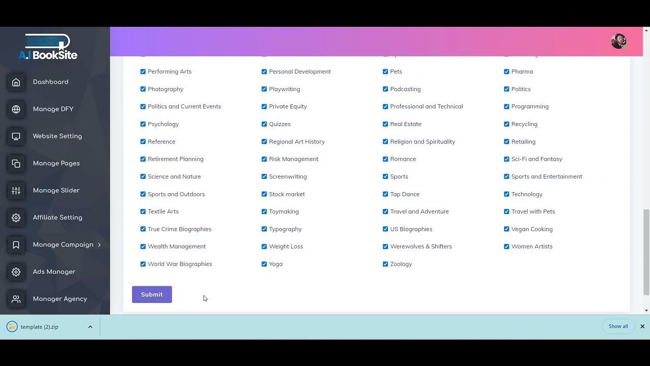 AIBookSite   How to Setup Done For You Sites with Custom Domain