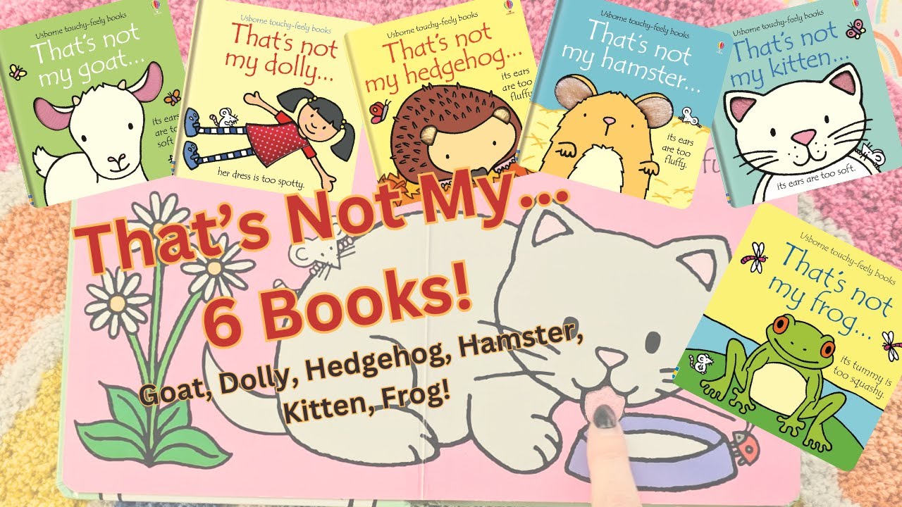 That’s Not My... Dolly and others! Usborne touchy feely books, learn while having fun with us!