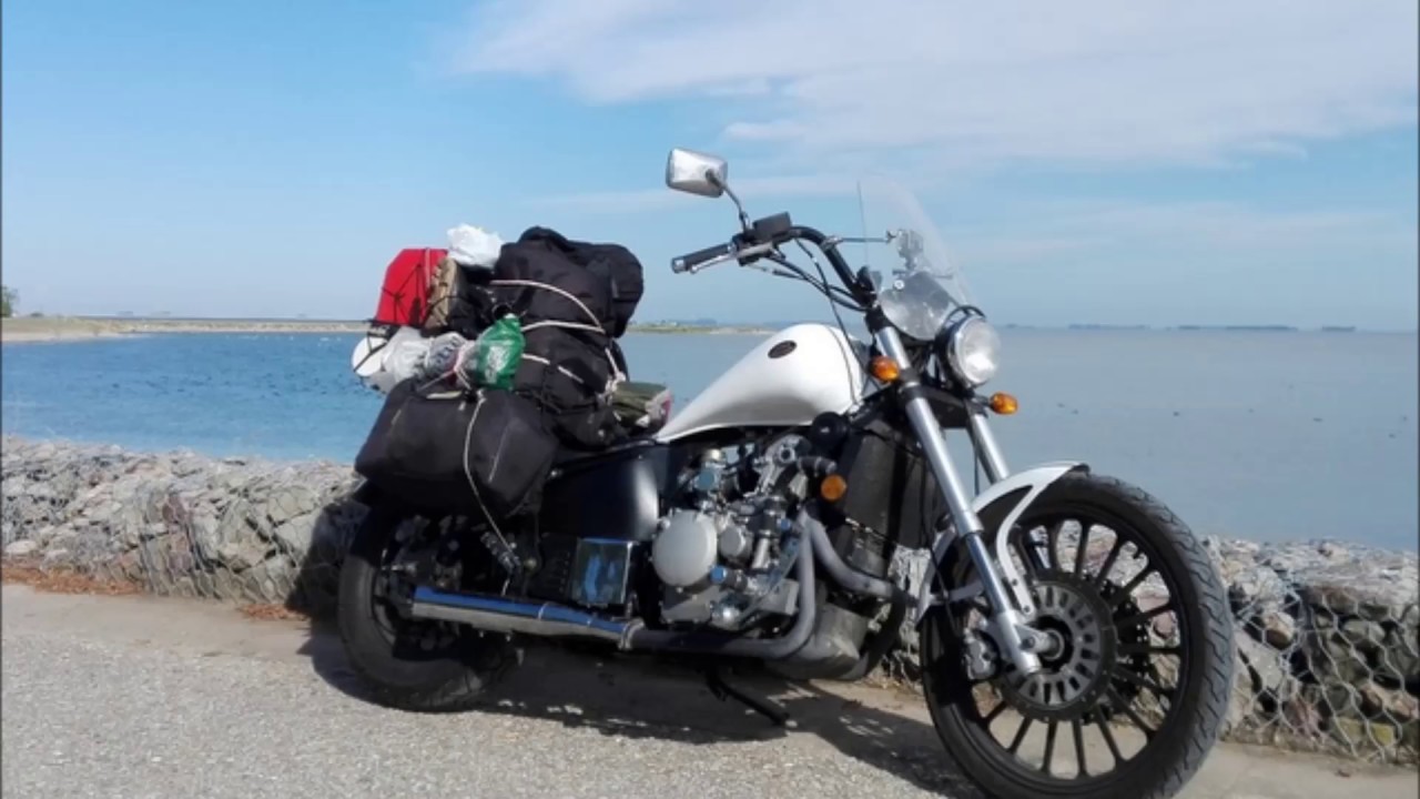 Jawa Daytona 600 4900 km de viaje 14 dias dos paises