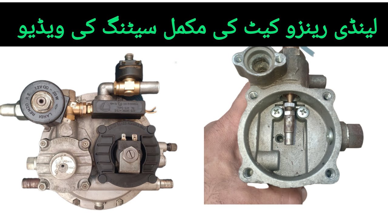 Setting and fitting of landi ranzo kit on LPG