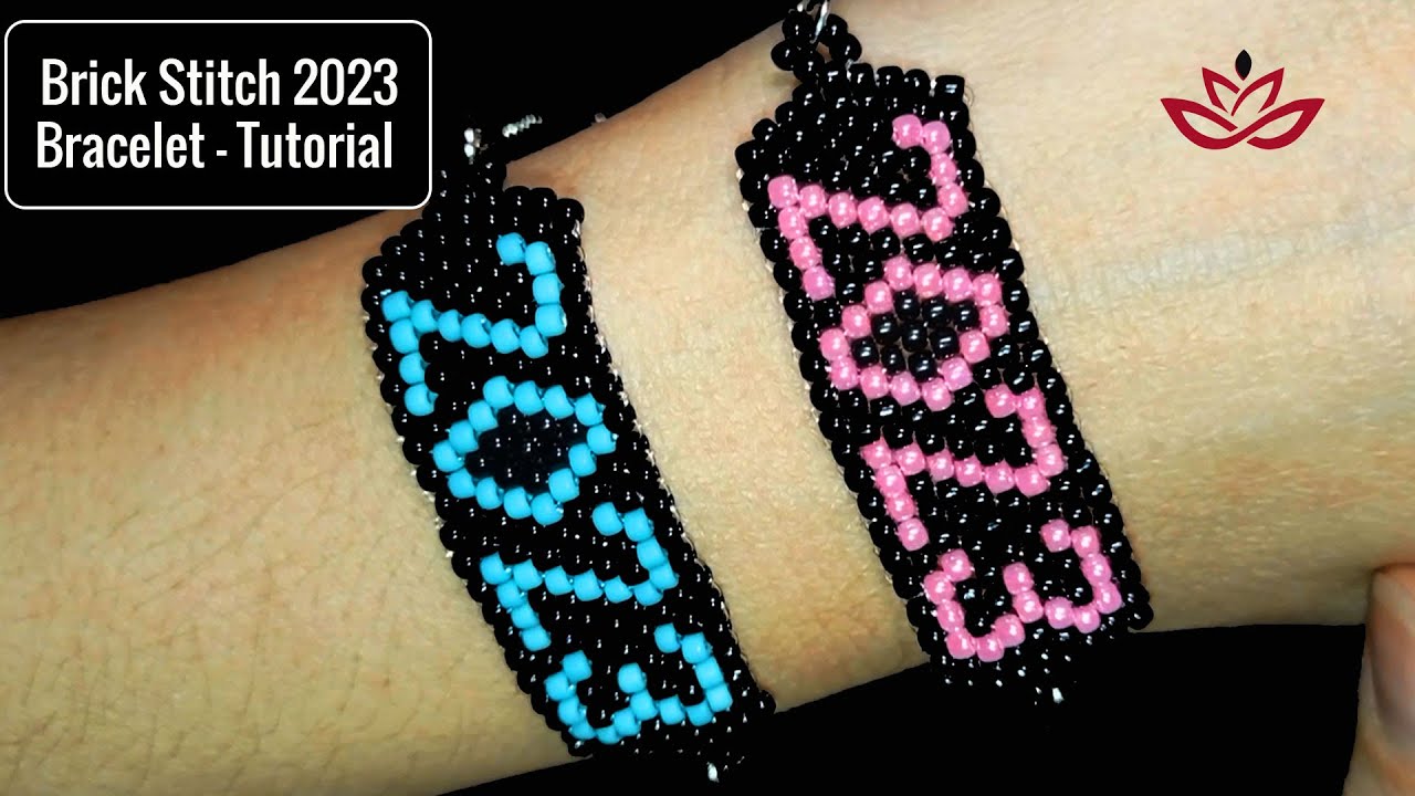 2023 Brick Stitch Bracelet with Toho Beads - Tutorial || DIY