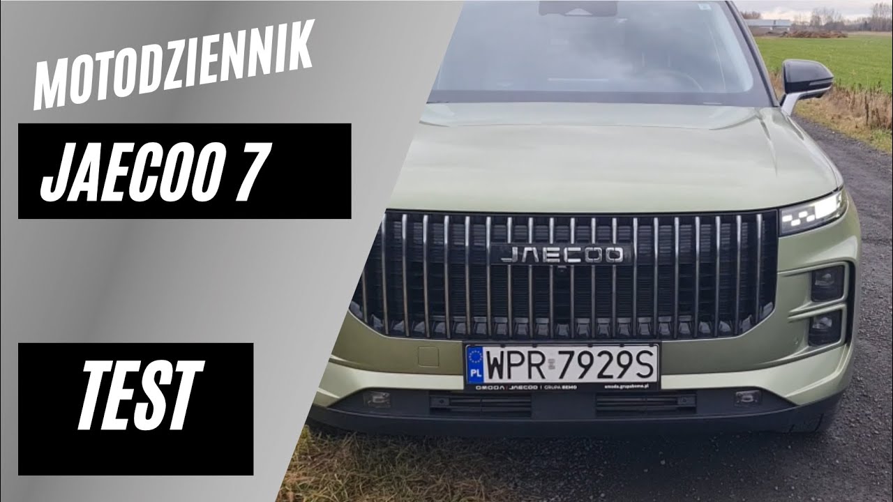 Motodziennik test - Jaecoo 7 - prawie jak Range Rover. Prawie...