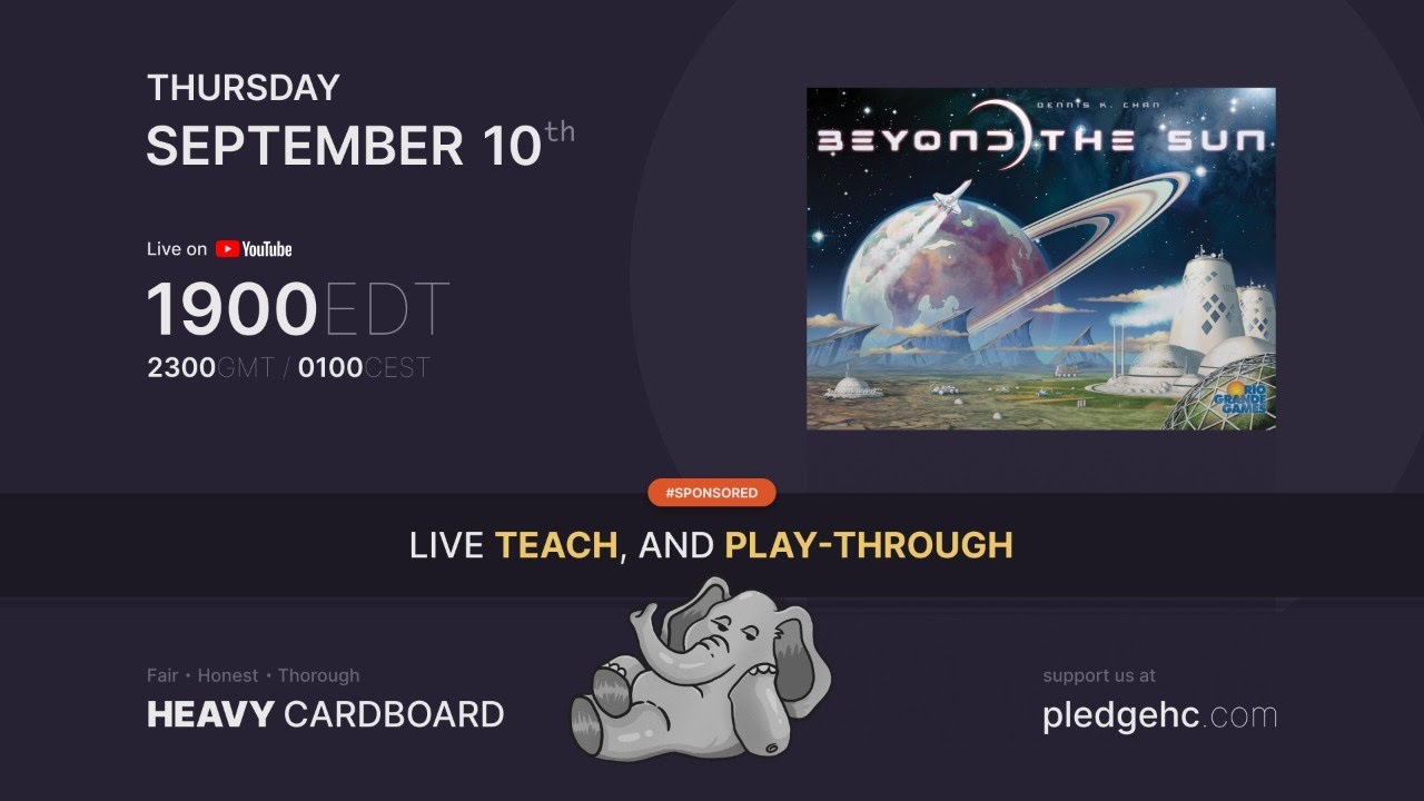 Beyond the Sun - 3p Teaching & Play-through by Heavy Cardboard