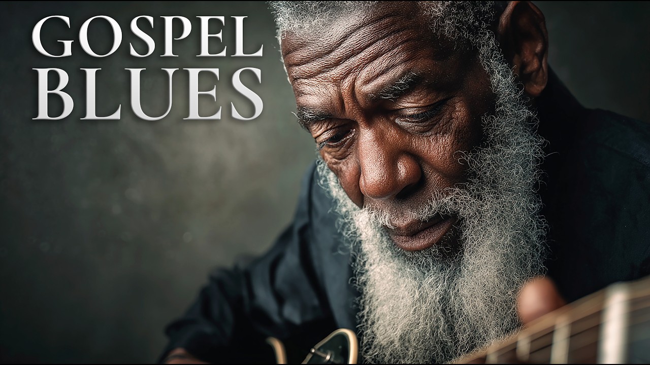 Soulful Gospel Blues Reflection 🎸 | 3 часа глубокого христианского блюза и молитвы (4K)
