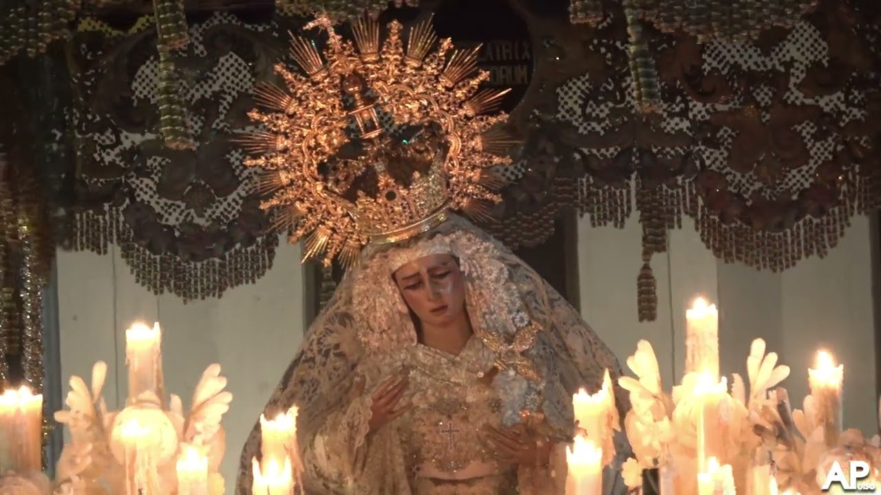 ETERNA CHICOTÁ de la Virgen de las ANGUSTIAS en CAMPANA con el capataz, JUANMA MARTÍN - 2023