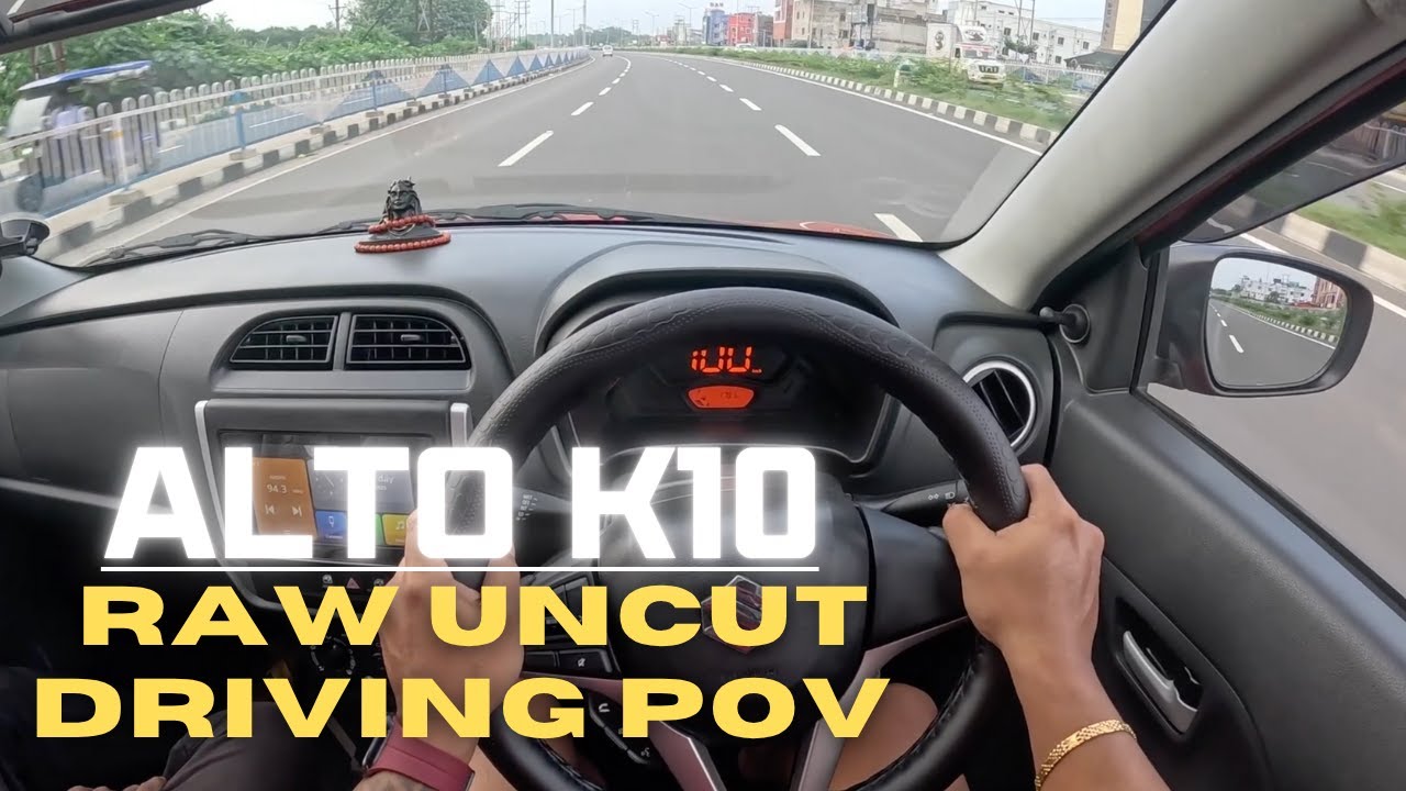 Alto K10 Drive POV | Raw 100km/hr Speed Test + Parking Struggles in Real Indian Roads 🚗 #altok10