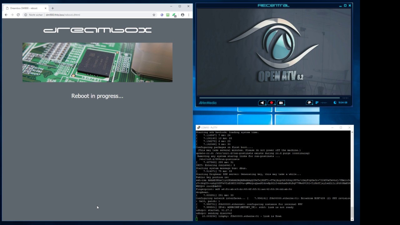 Dreambox DM900 Flashing openATV 6.2