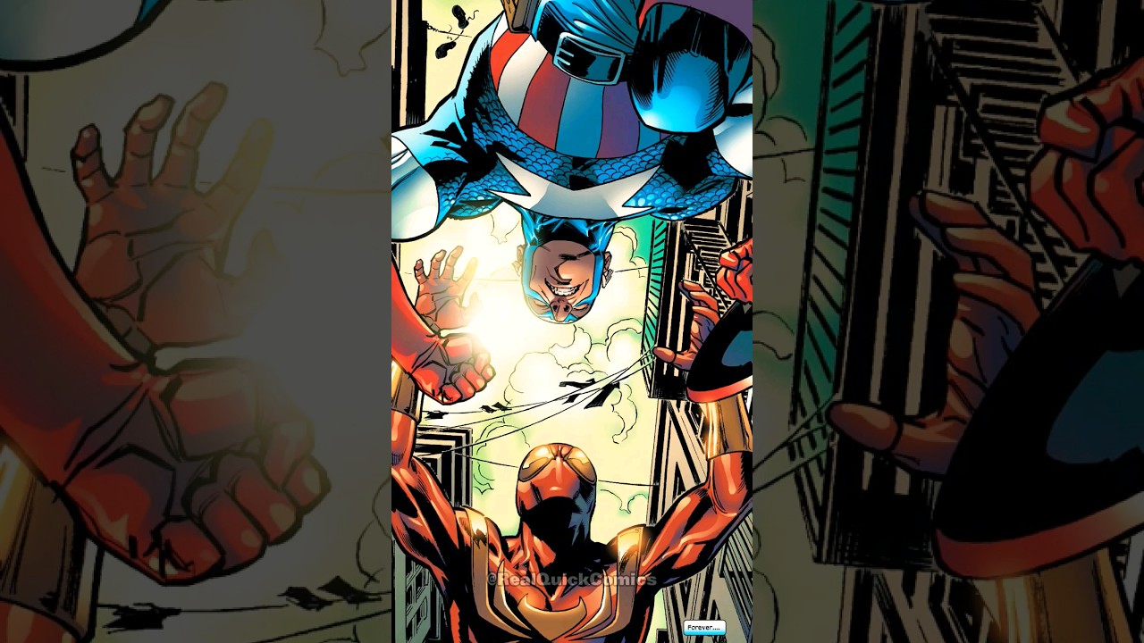 Captain America Teaches Spider-Man a Lesson #marvel #spiderman #ironman