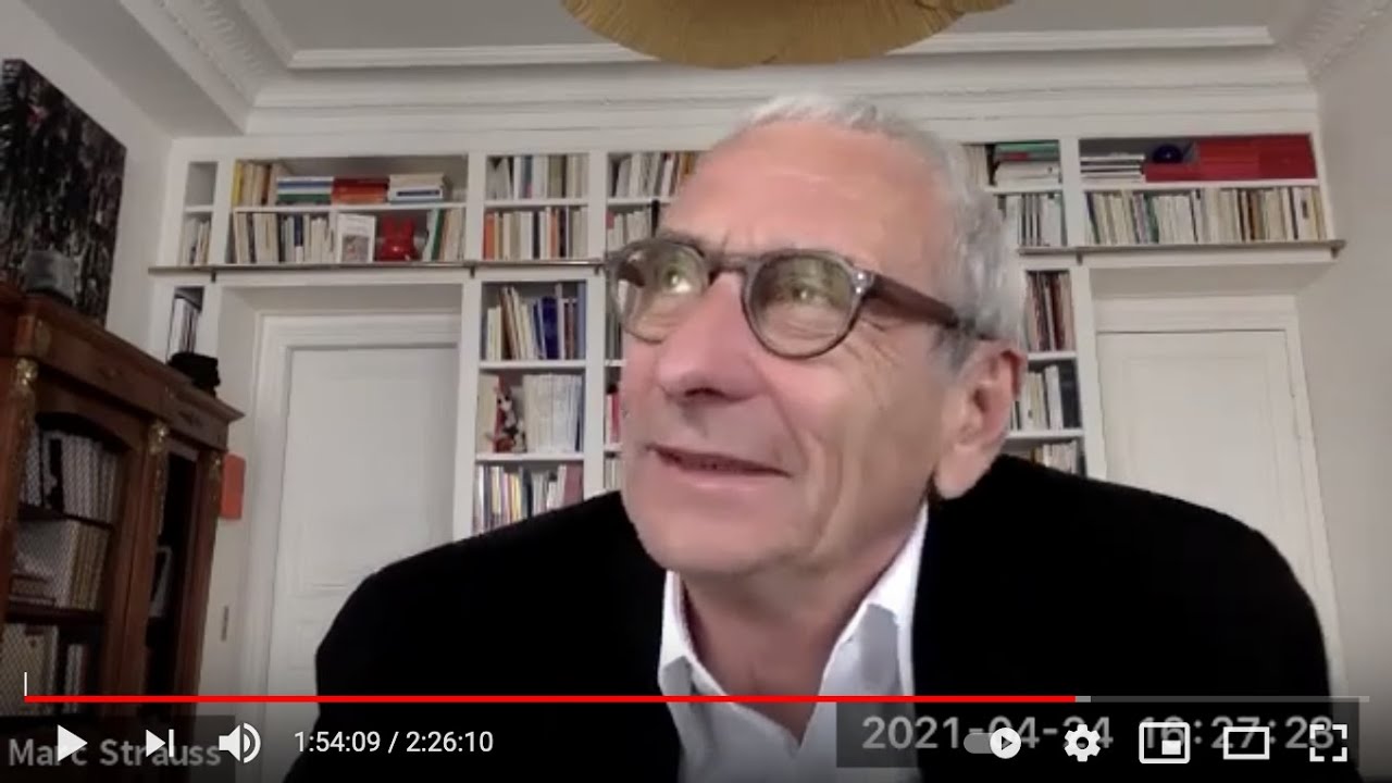Conf&eacute;rence-d&eacute;bat de Marc Strauss : &laquo; La fuite du sujet &raquo; (24 avr 2021)