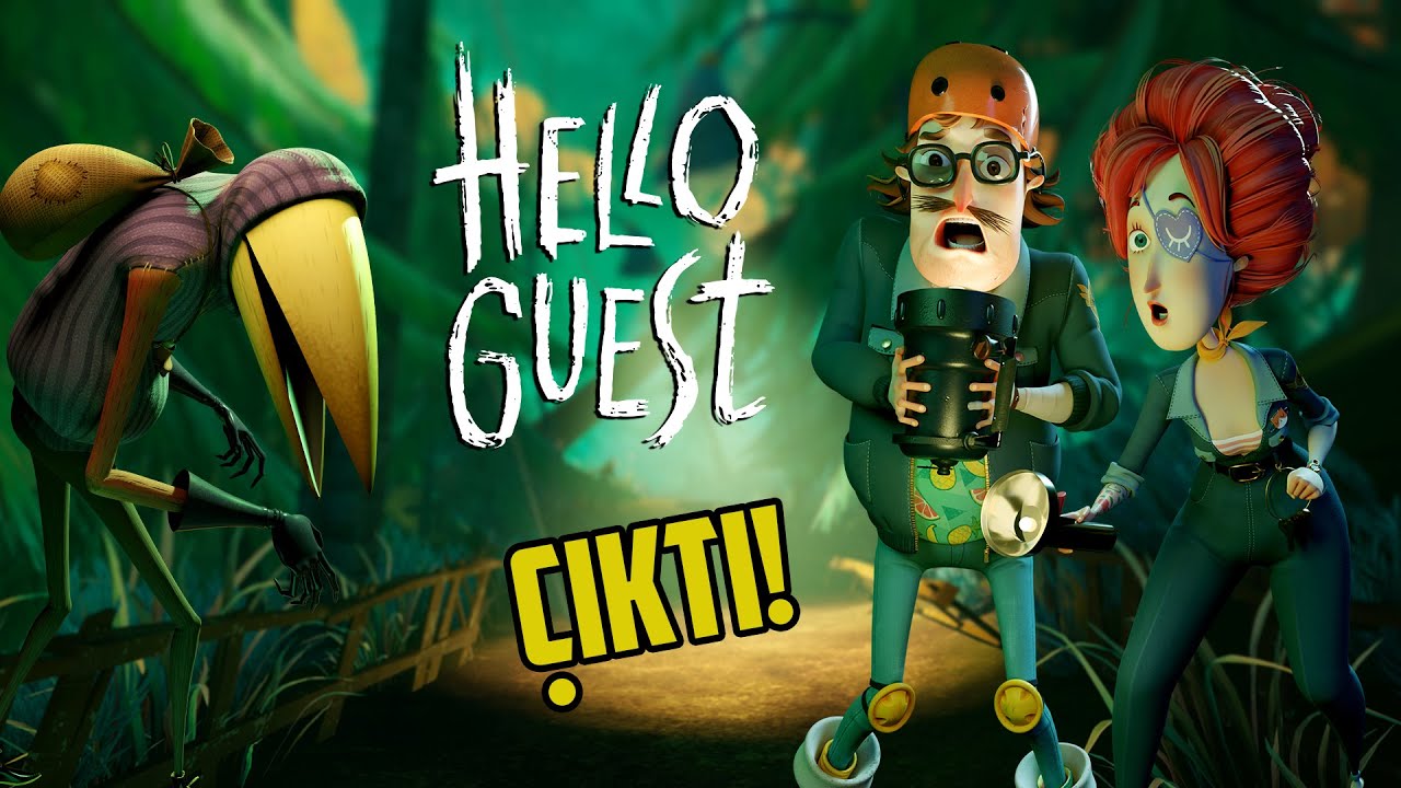YENİ HELLO NEİGHBOR OYUNU &Ccedil;IKTI! (YENİ KARAKTERLER) | Hello Guest (Alpha 1)