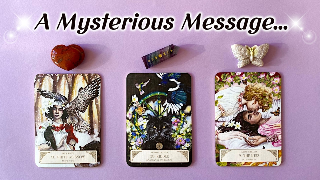 A Mysterious Message for You! 🪶🔮 Pick a Card! 💜