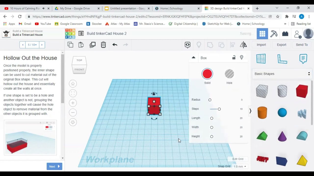 Build Basic house using Tinkercad ( Part 1)