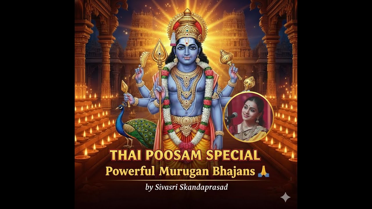 Murugan Thai Poosam Special Bhajans 🙏 Powerful Devotional Songs by Sivasri Skandaprasad 