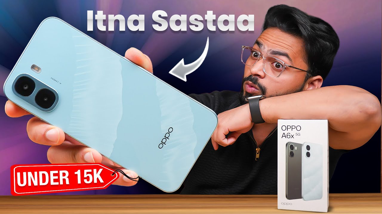 OPPO A6x 5G @ Just ₹12,499 🤩 | 6500mAh + 45w Fast Charging ⚡️| Is It Worth?