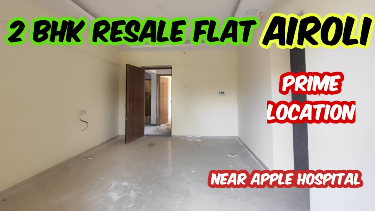 2 BHK Resale flat in airoli Prime Location 7506936313 #2bhk #resaleflat