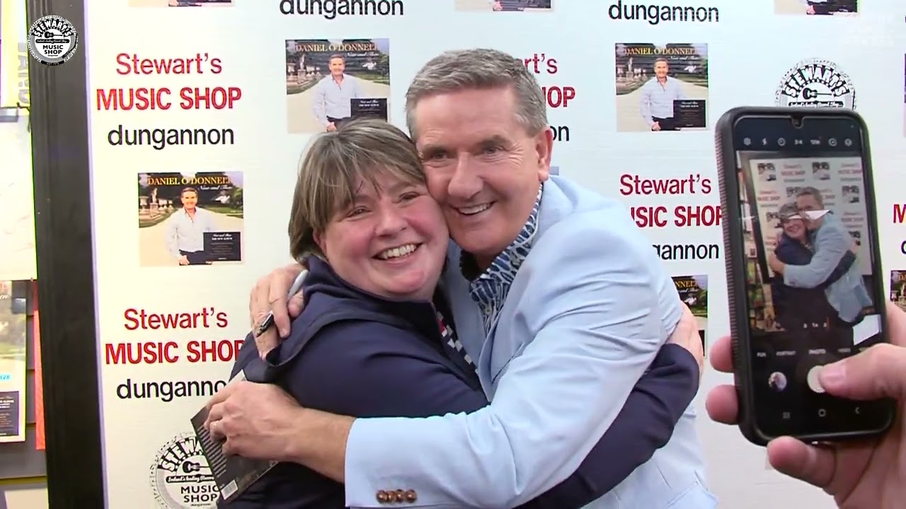 Daniel O'Donnell at Stewart's Music Shop Dungannon