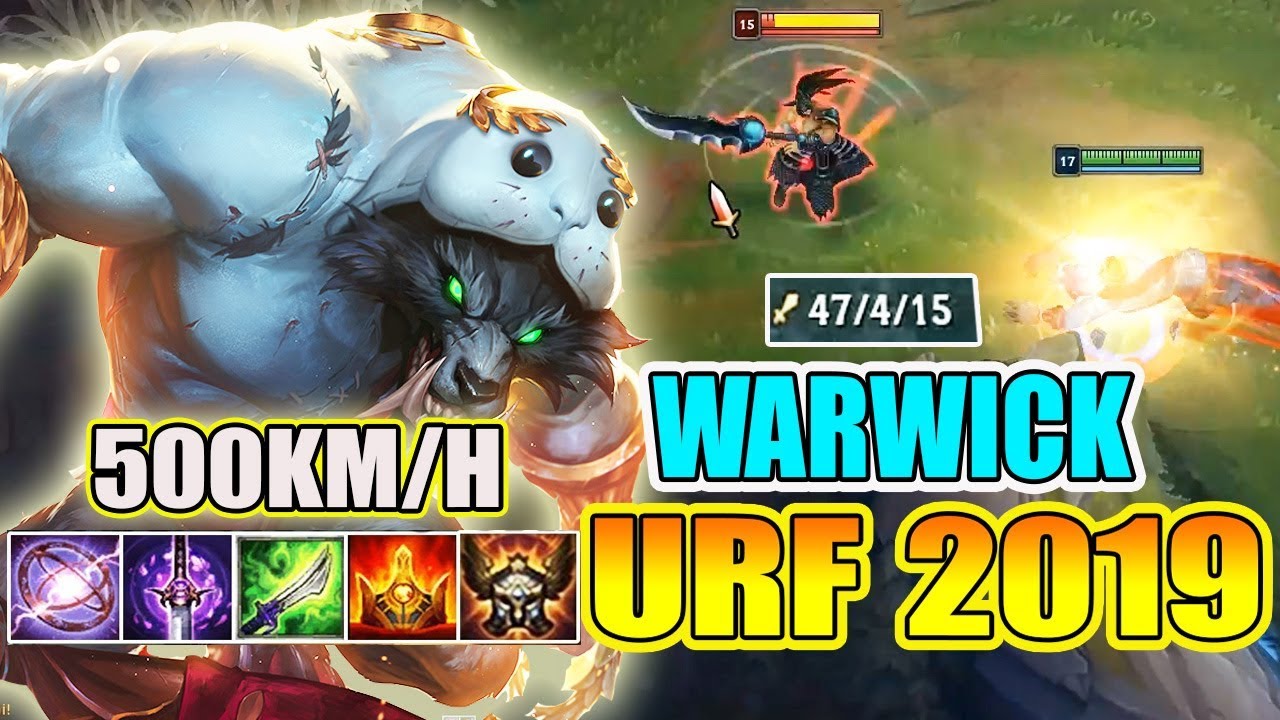 *47 KILL* LÝ DO BẠN NÊN CHƠI THỬ WARWICK TẠI CHẾ ĐỘ URF !