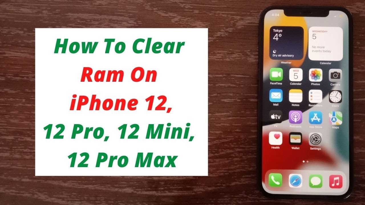 How To Clear Ram On iPhone 12 / 12 Pro / 12 Mini / 12 Pro Max