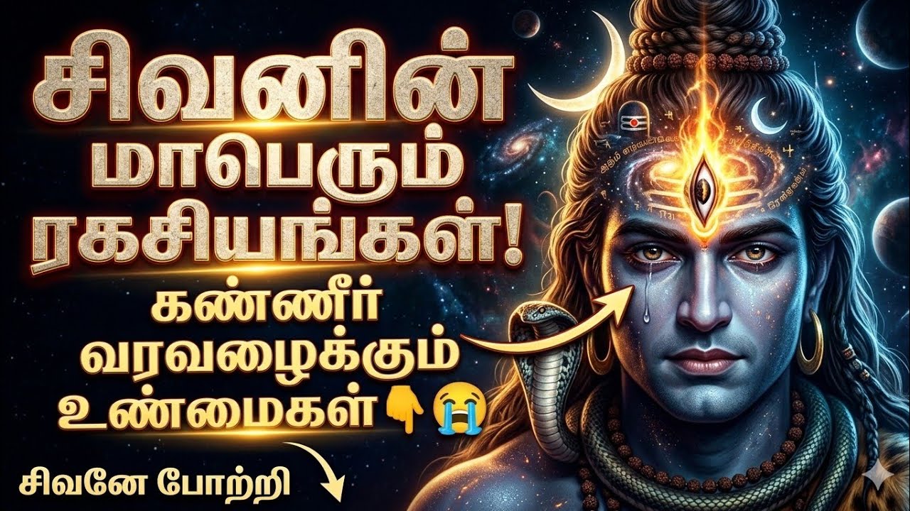 கண்ணீரை வரவழைக்கும் சிவபெருமானின் மாபெரும் ரகசியங்கள் 😭 | சிவ தத்துவம் 🕉️ | Lord Shiva History tamil