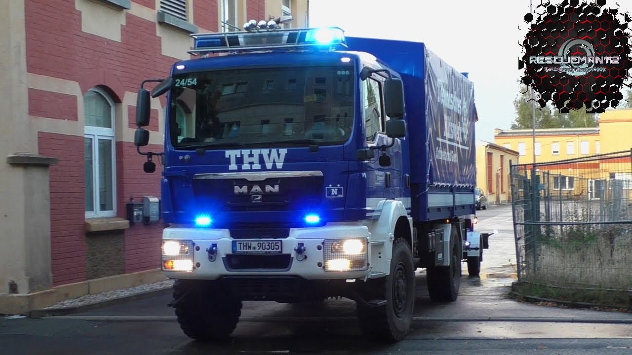 🚨 MzKW mit Netzersatzanlage THW OV Gera