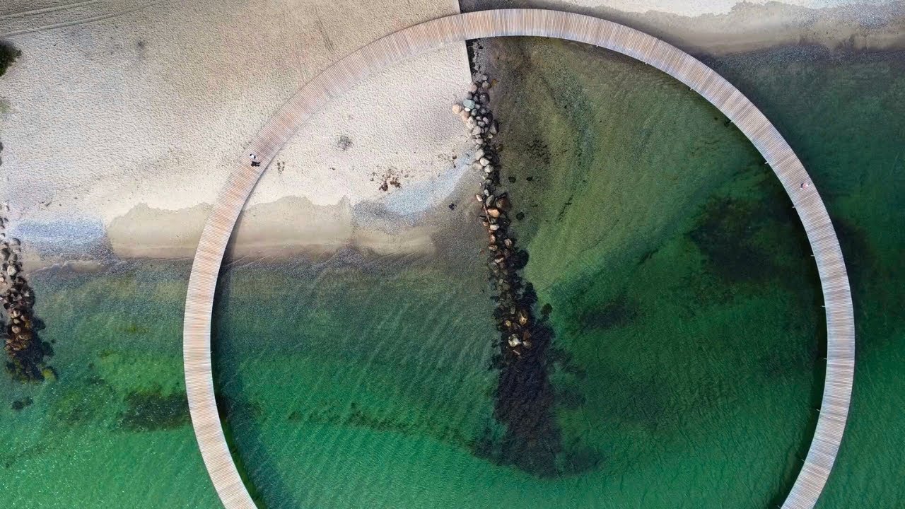 Solo hiking the Marselisborg Coast in Denmark