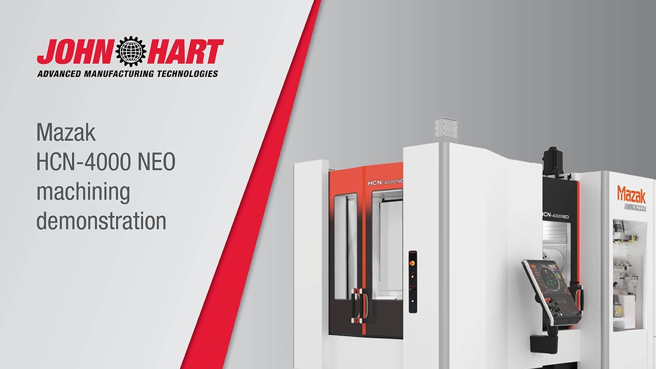 Mazak HCN-4000 NEO machining demonstration