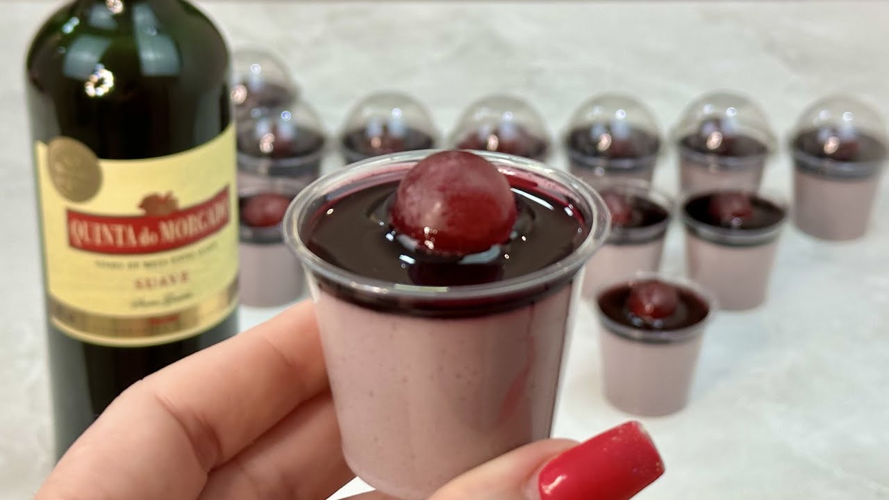 ESSA DELÍCIA TÁ EM ALTA 😱 SOBREMESA QUE NÃO PODE FALTAR EM SUAS FESTAS 🍇🍷
