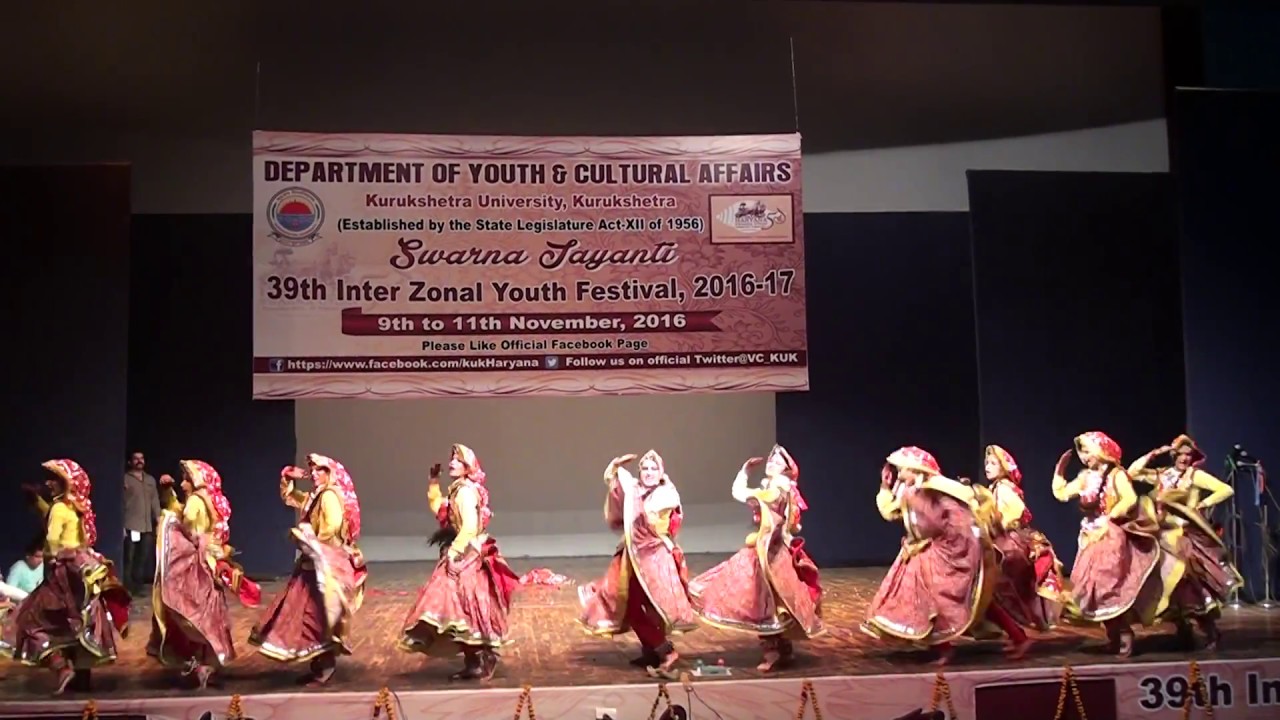 Haryanvi group dance by Dav collge of  girls yamunanagar