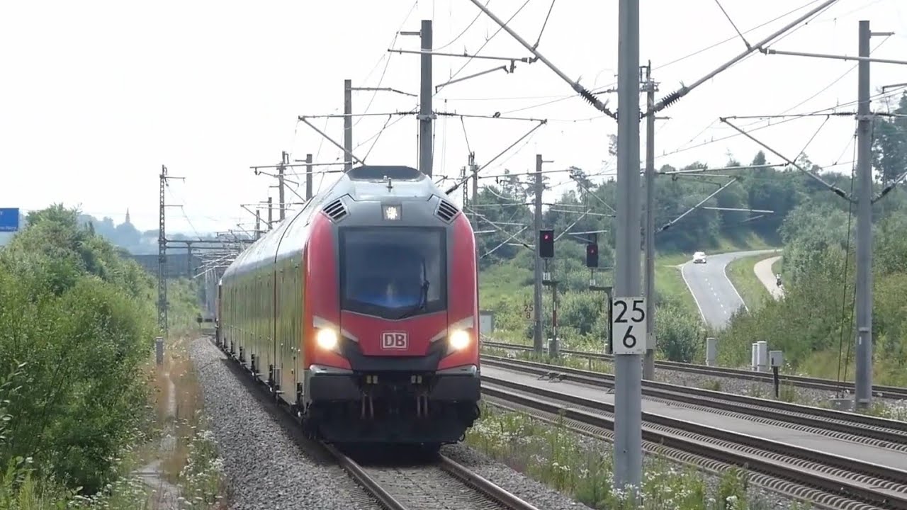 [300 km/h] durch Allersberg!! | ICE und neue Škoda RE Züge am Bahnhof Allersberg (2021)