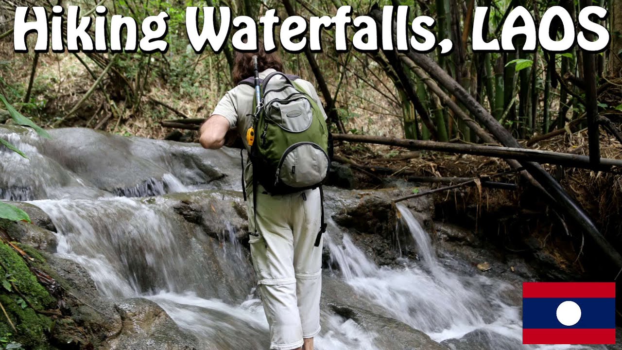 HIKING WATERFALLS in LAOS: the 100 waterfalls trek
