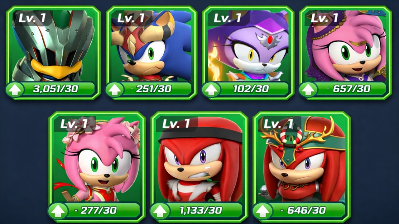 Sonic Forces - Playing with All 7 Level 1 Runners: Lamorak, Karate k, Dragon Sonic & More Gameplay