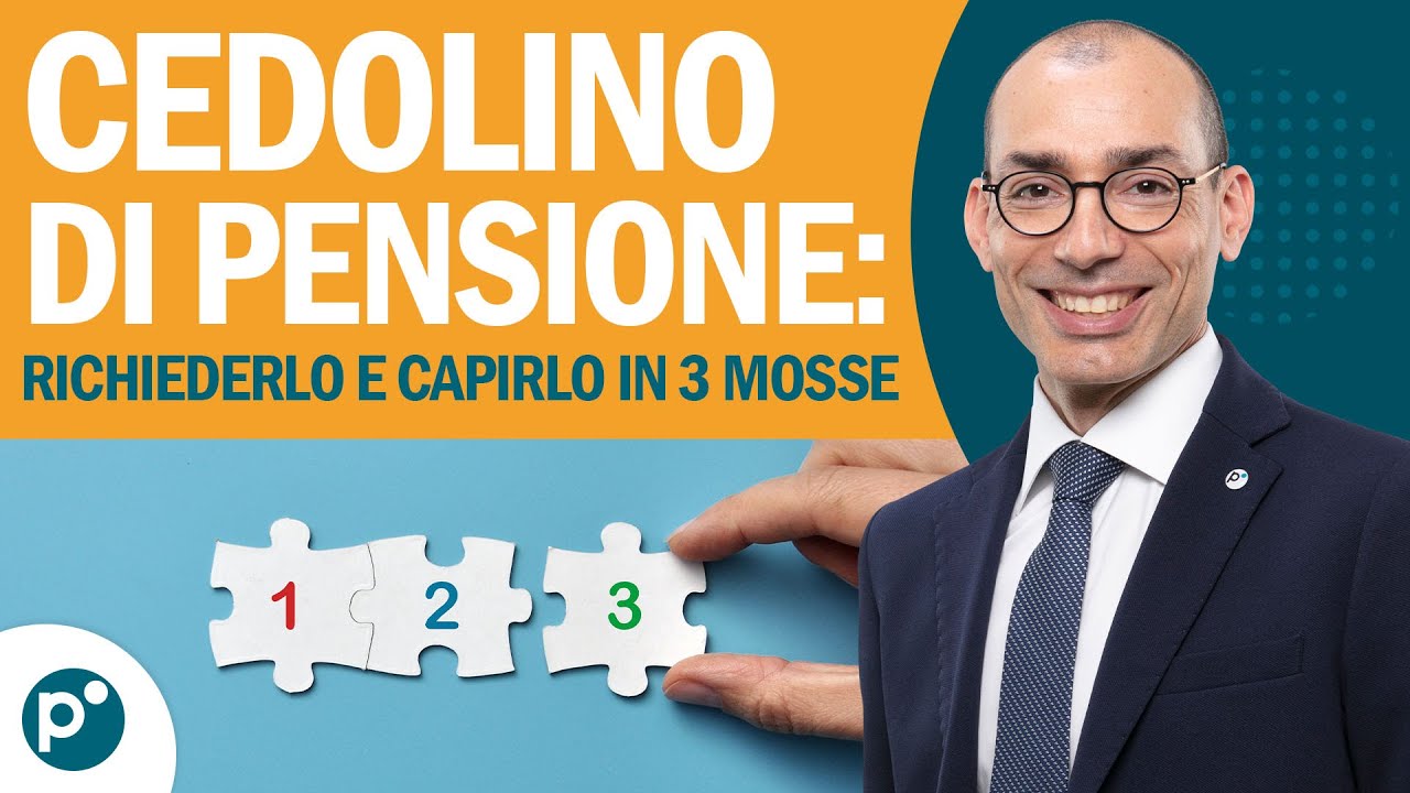 Cedolino di Pensione: Come Richiederlo in 3 mosse