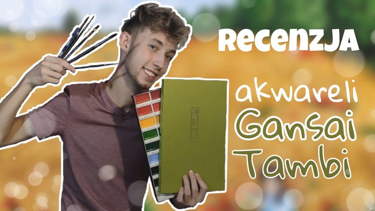 Farby #akwarelowe Gansai Tambi😉 -recenzja #gansai