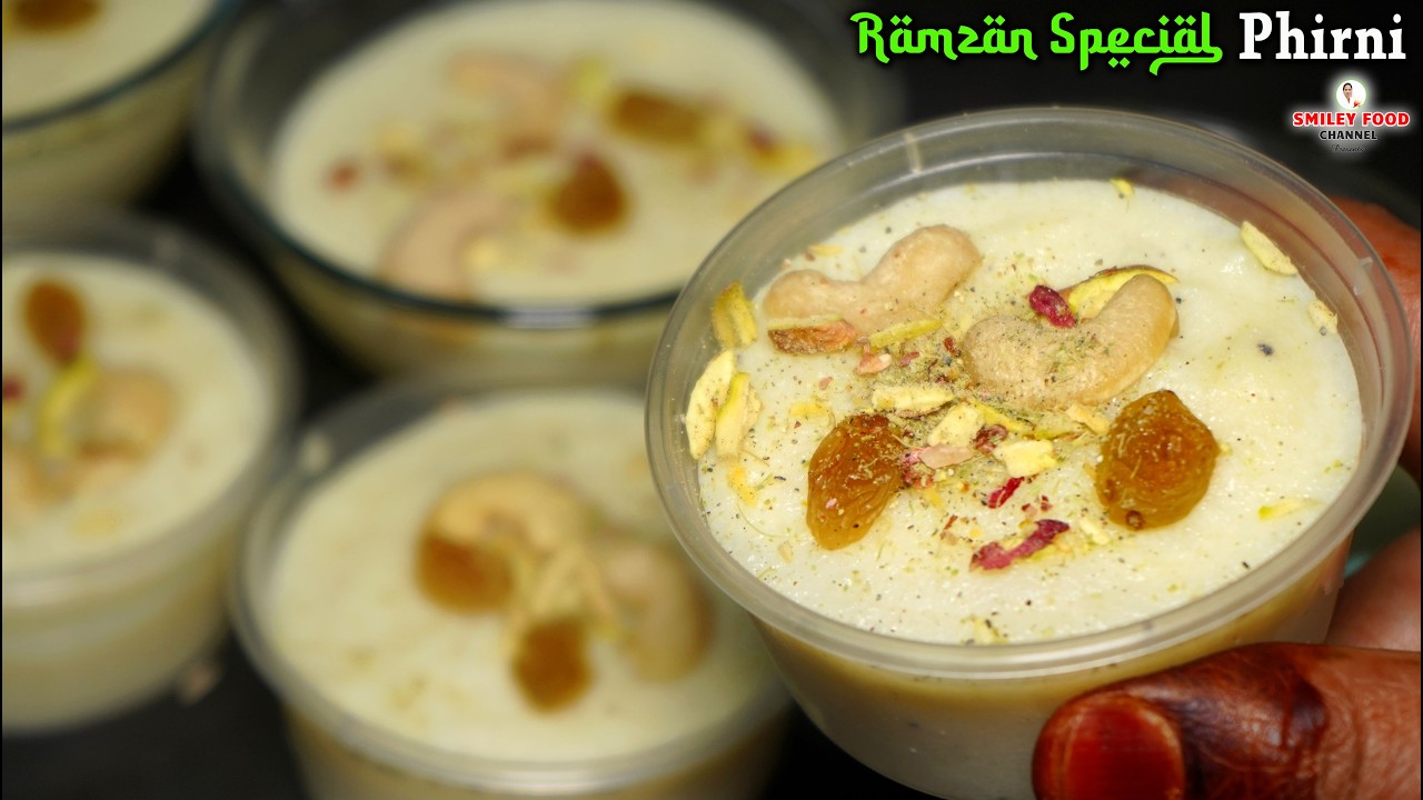 रबड़ी जैसी जमी हुई परफेक्ट फिरनी बनाने का तरीका Ramzan Special Phirni Recipe | Iftar Recipes Firni