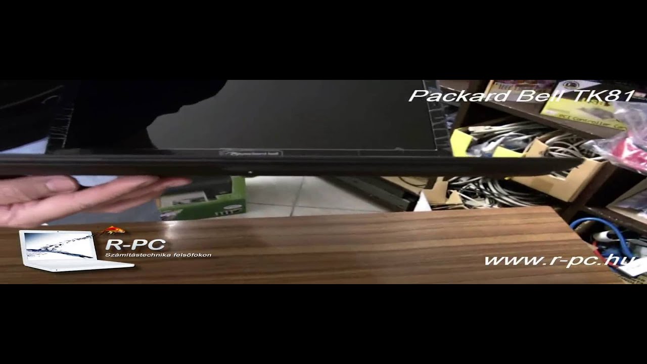Packard Bell Easynote TK81 Unboxing (kicsomagolás)