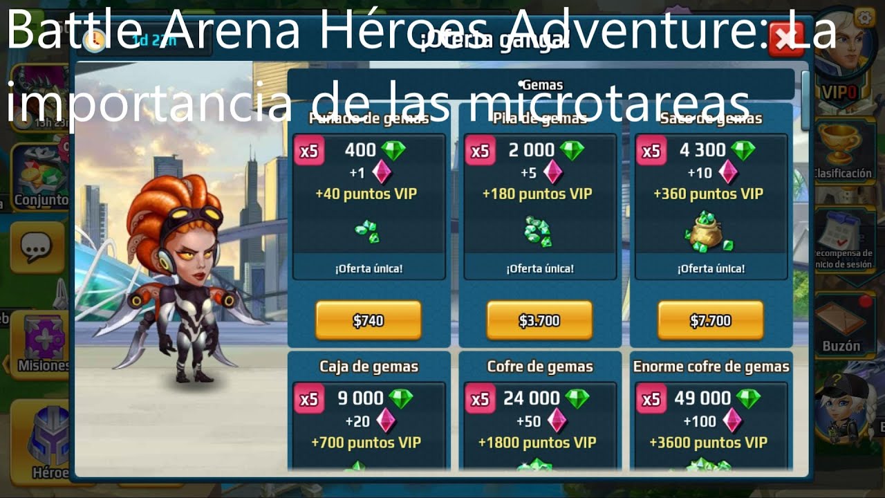 Battle Arena H&eacute;roes Adventure: La importancia de las micro tareas.