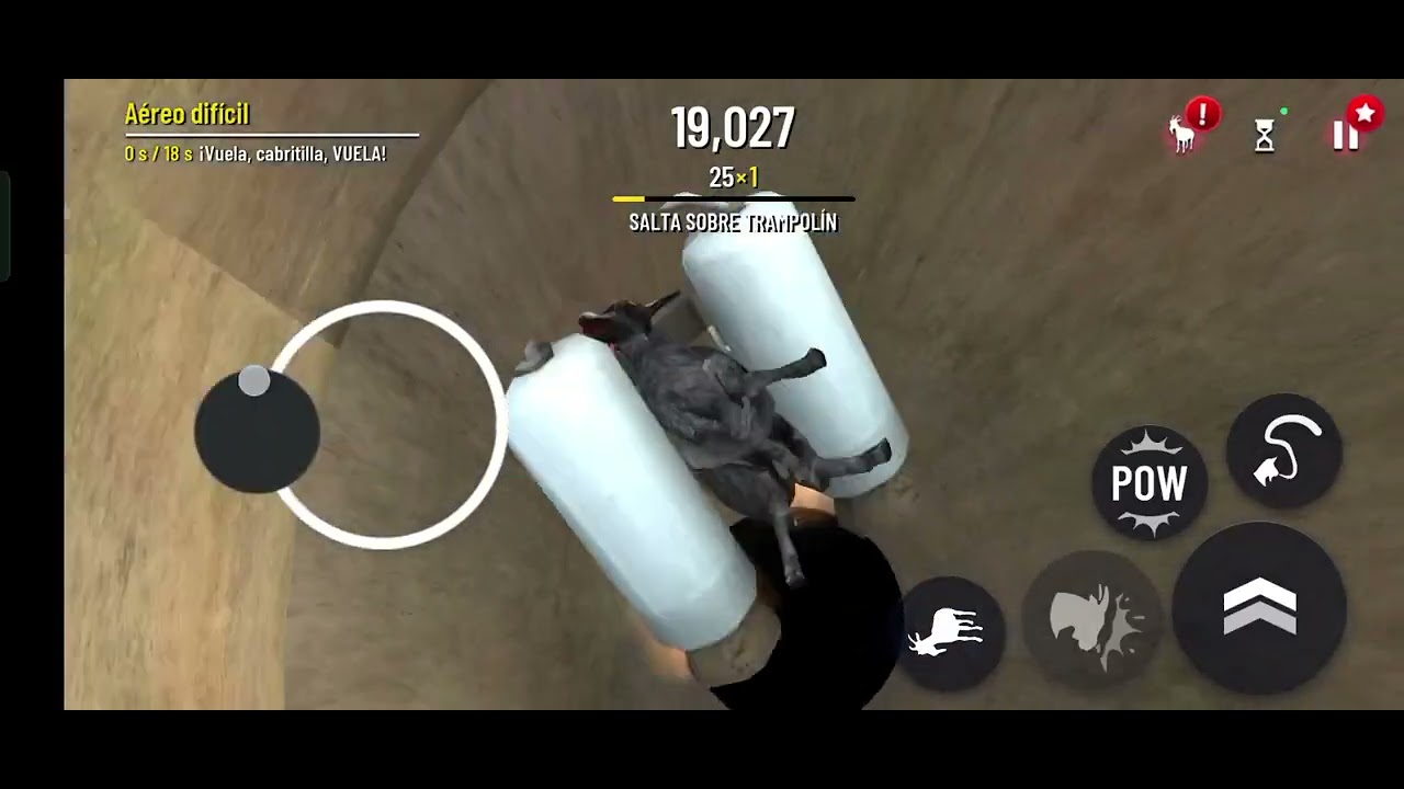 Jugando goat simulator