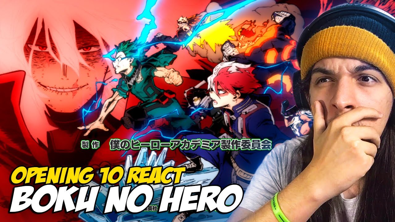 MIDORIYA VS SHIGARAKI | BOKU NO HERO OPENING 10 - React