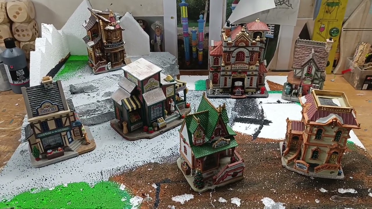 Lemax Weihnachtsdorf Teil1     Lemax Kerstdorp deel 1