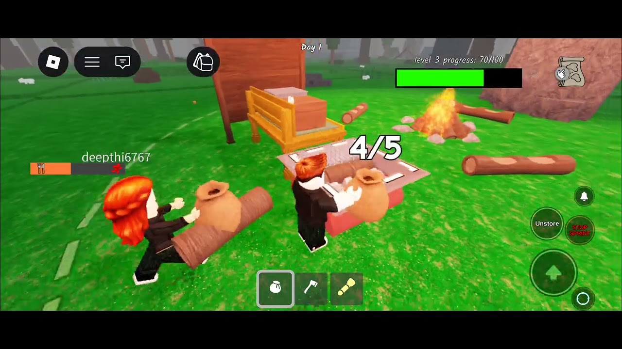 gameplay video of 99 night in the forest part 2 