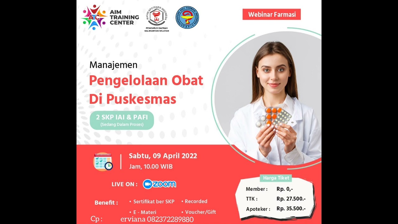 webinar kefarmasian (skp pafi& iai) maret- april