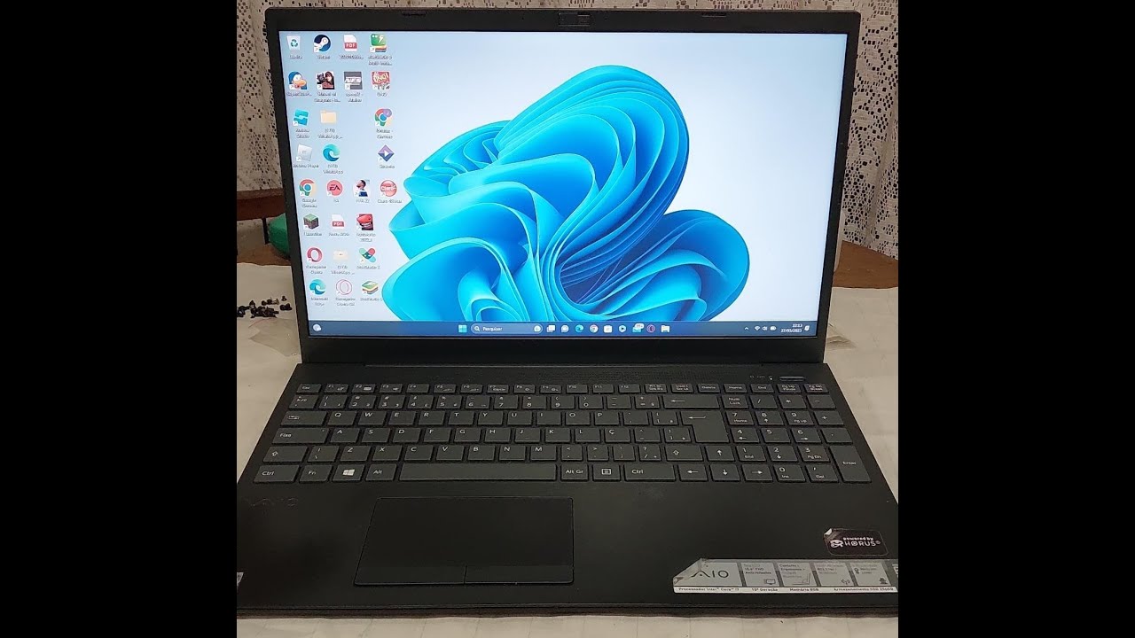 Troca tela LCD Notebook Vaio FE15 VJFE52F11X