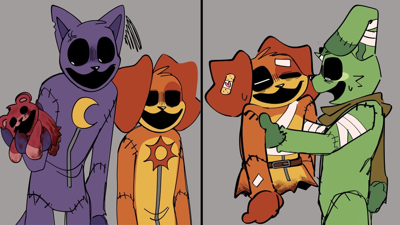 Dadnap x Dogday Why did DogDay forgive CatNap after all | Poppy Playtime Chapter 4 Comic Dub